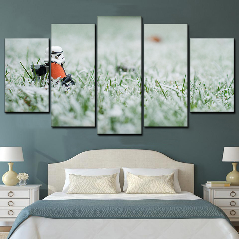 lego stormtrooper 5 pices peinture sur toile impression sur toile toile art pour la dcoration intrieure8qgeg