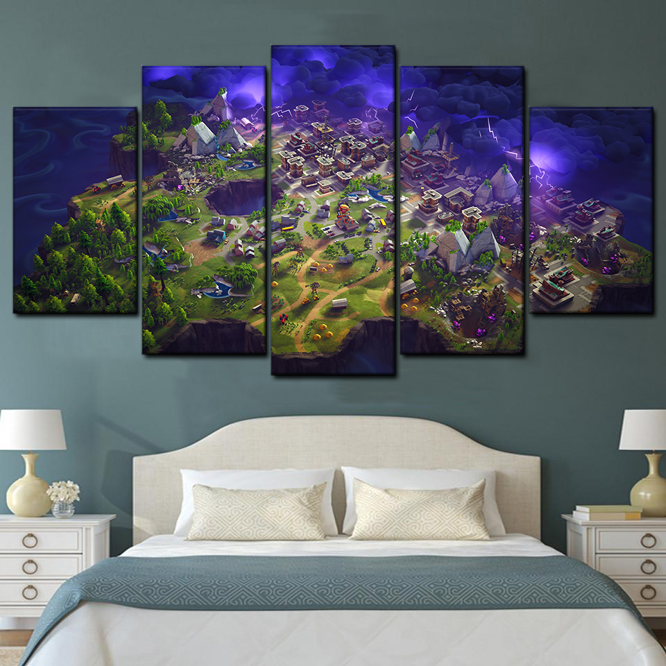 minecraft 12 5 pices peinture sur toile impression sur toile toile art pour la dcoration intrieureiqgo2