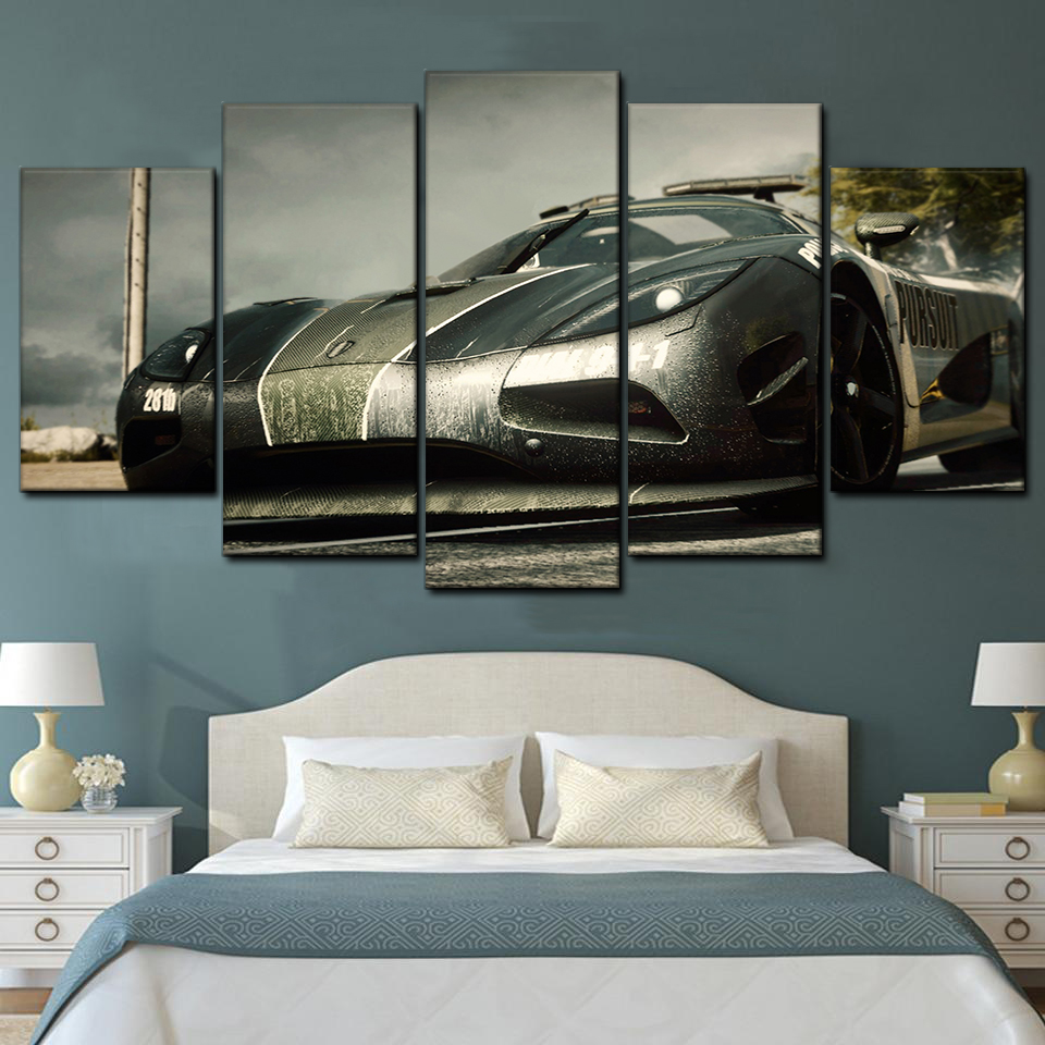 need for speed rivals 3 5 pices peinture sur toile impression sur toile toile art pour la dcoration intrieuregywvt