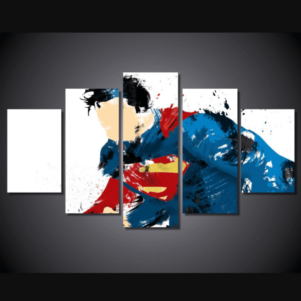 superman dc 5 pices peinture sur toile impression sur toile toile art pour la dcoration intrieurecl2li