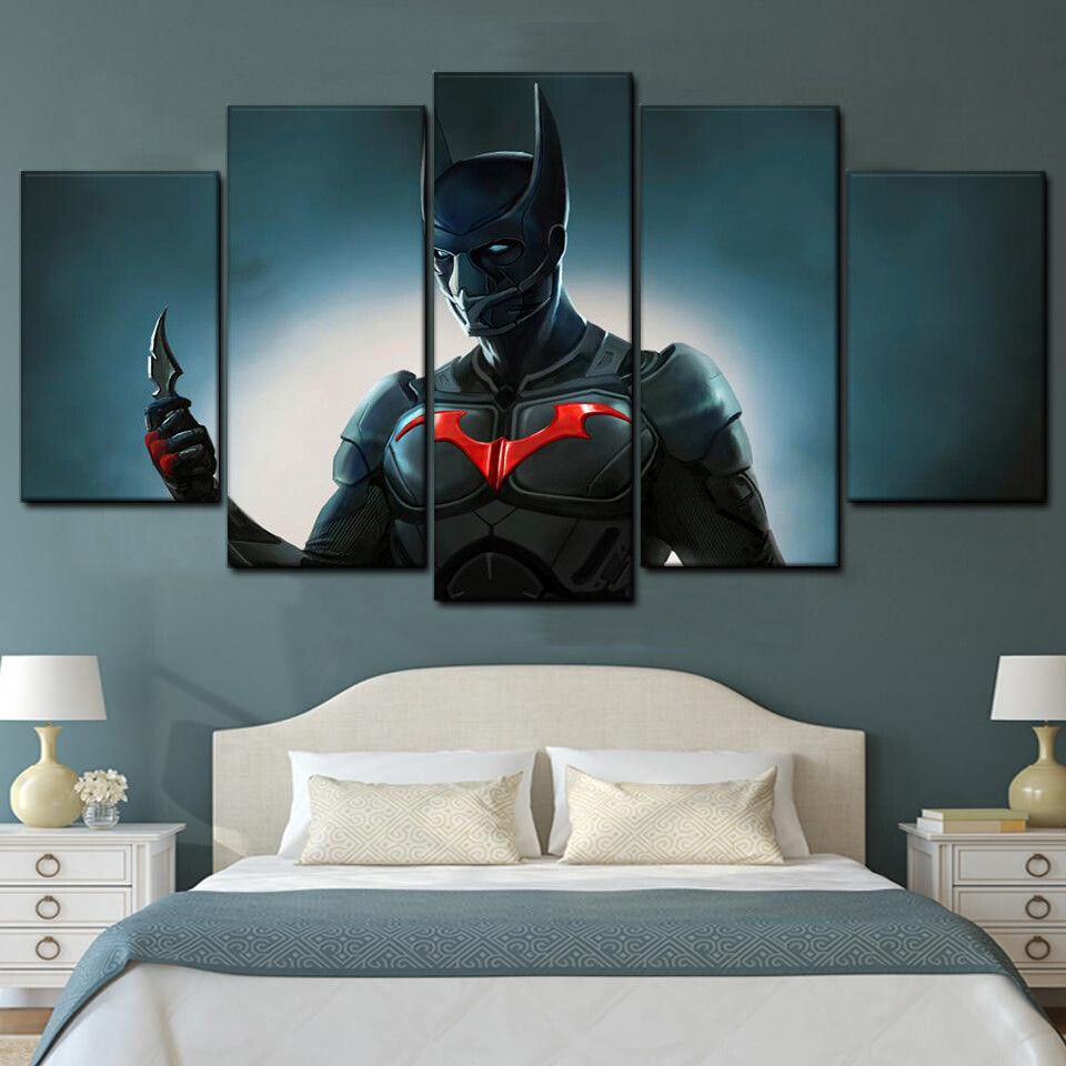 batman beyond action suit 5 pices peinture sur toile impression sur toile toile art pour la dcoration intrieurezojam