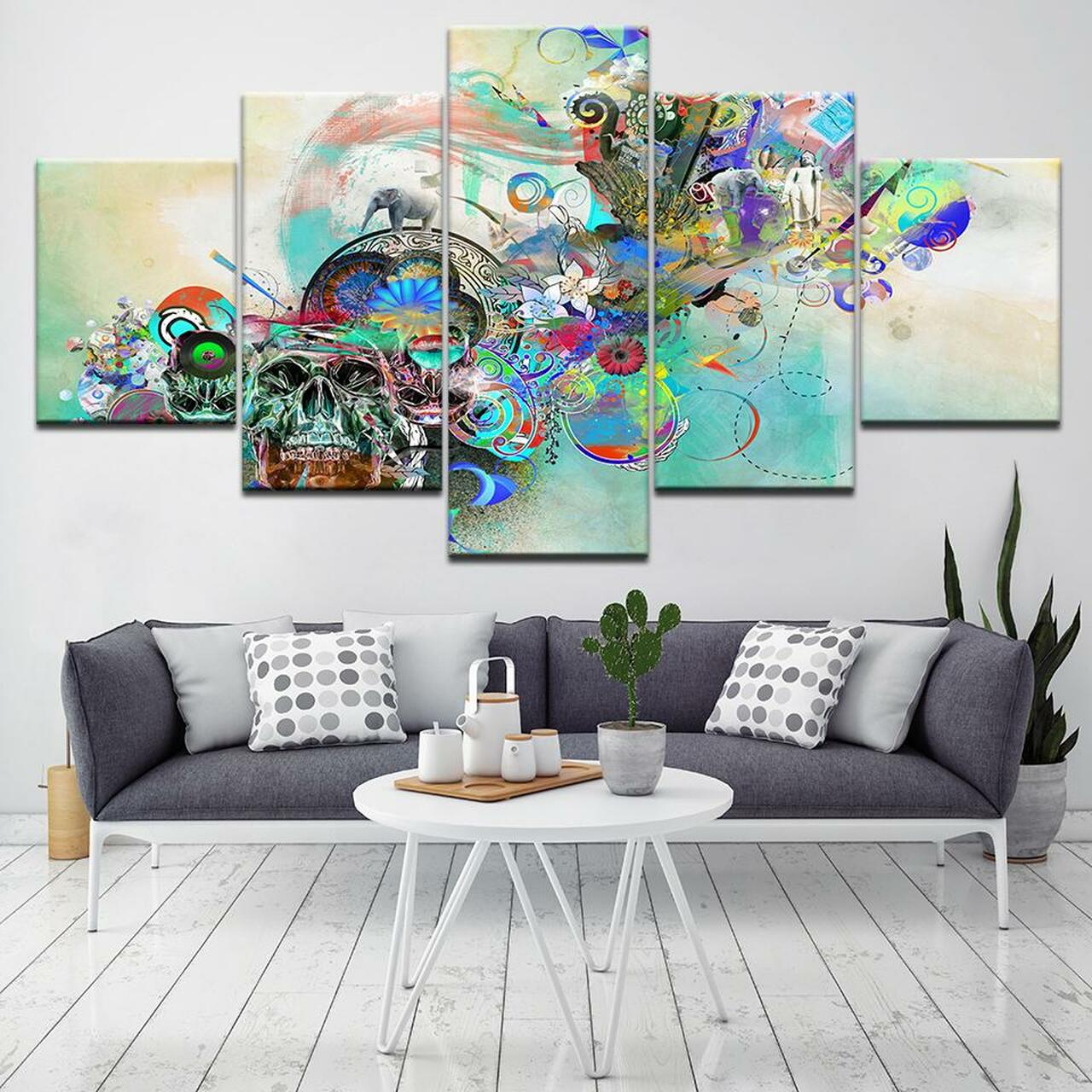 brainstorm 5 pices peinture sur toile impression sur toile toile art pour la dcoration intrieuren4w1k