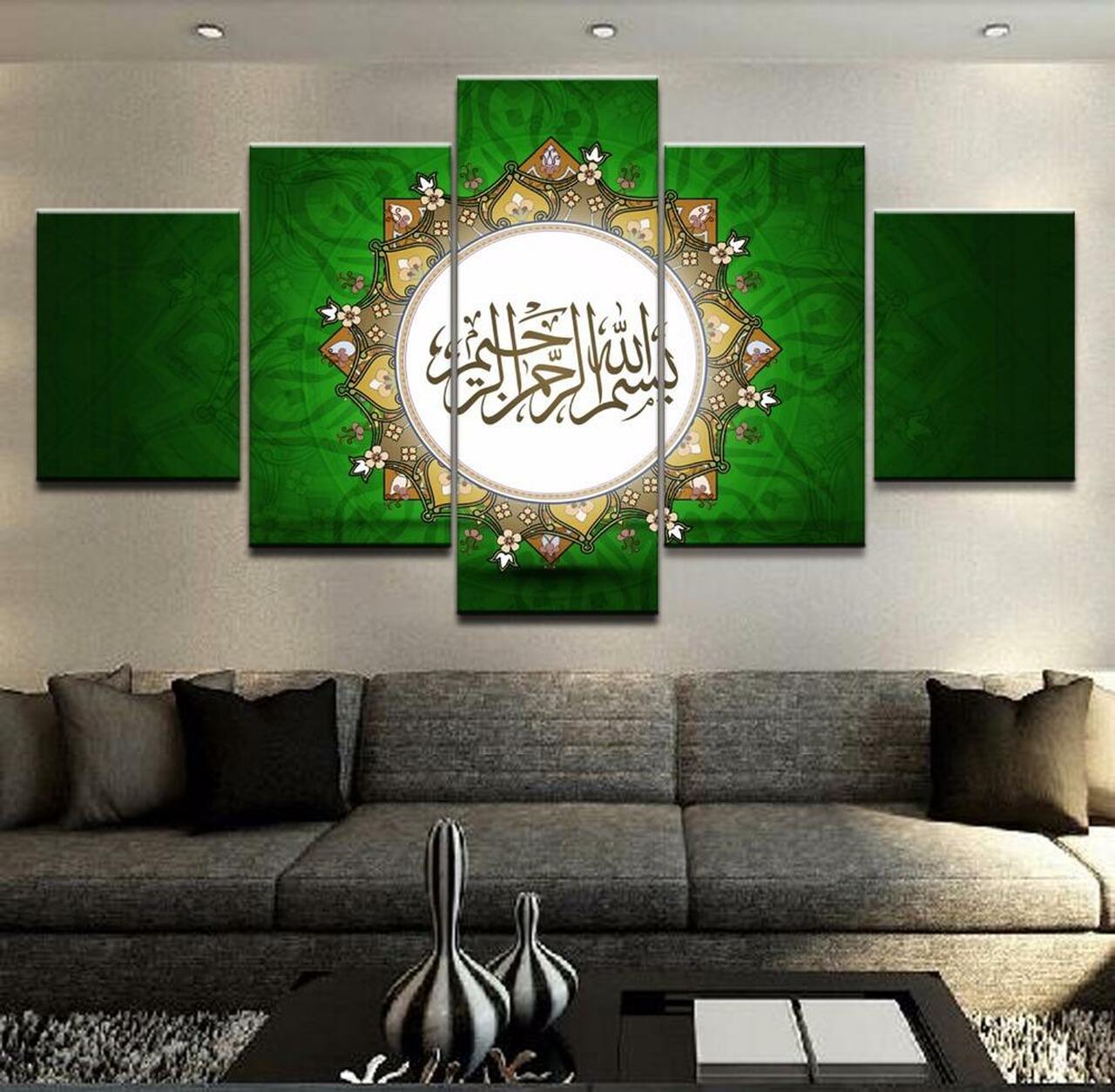 islamic art 1 5 pices peinture sur toile impression sur toile toile art pour la dcoration