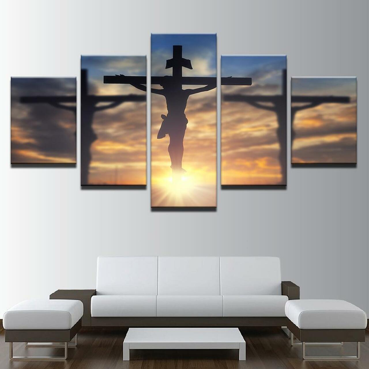 jesus christ 5 pices peinture sur toile impression sur toile toile art pour la dcoration intrieureg0ton