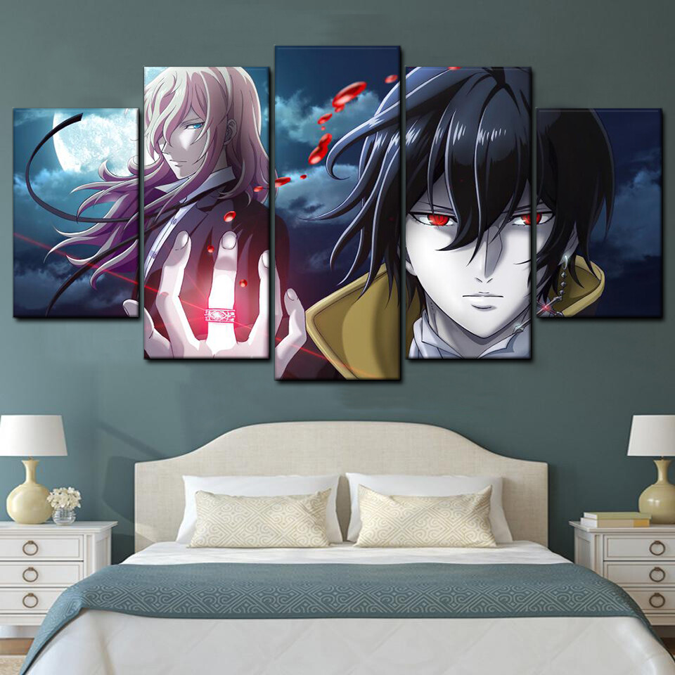 rai and frankenstein from noblesse anime 5 pices peinture sur toile impression sur toile toile art pour la dcoration intrieureq3nd8