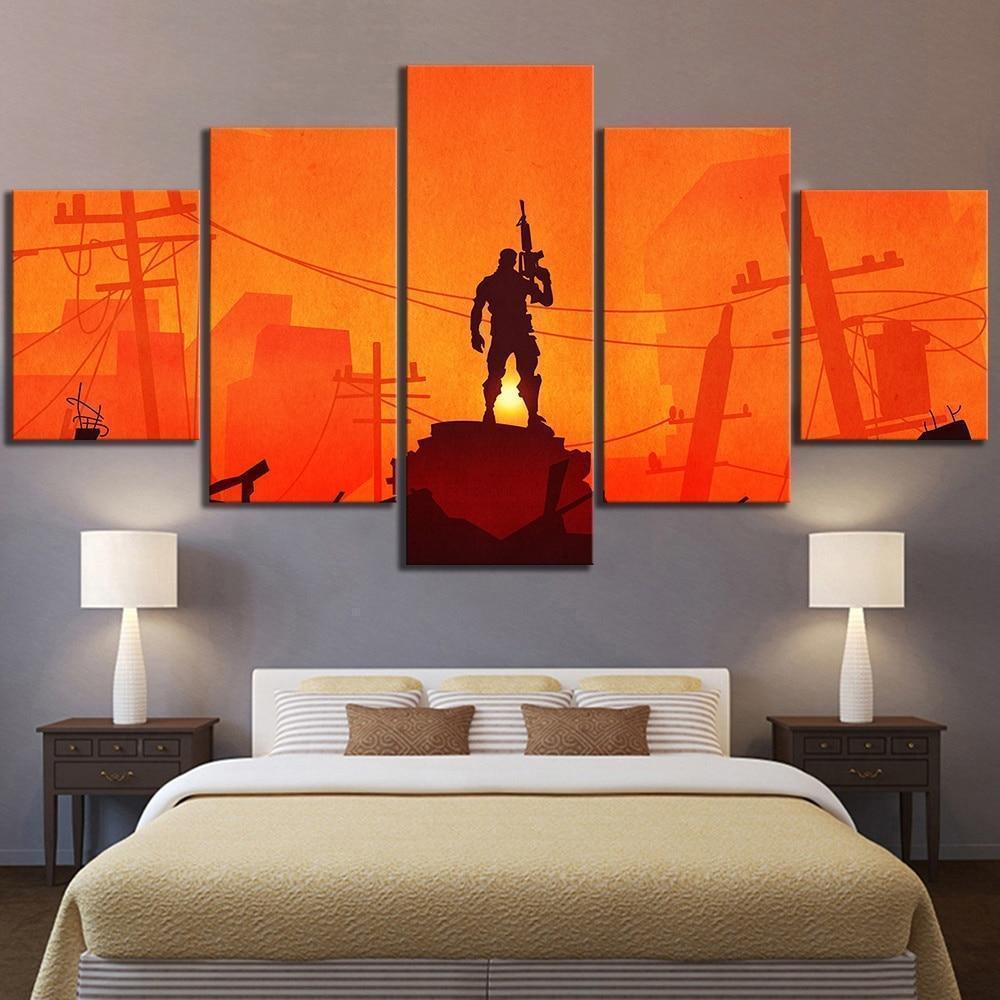tableau gloaming background fortnite gaming 5 pices impression sur toile peinture art pour la dcoration intrieurezjjeg