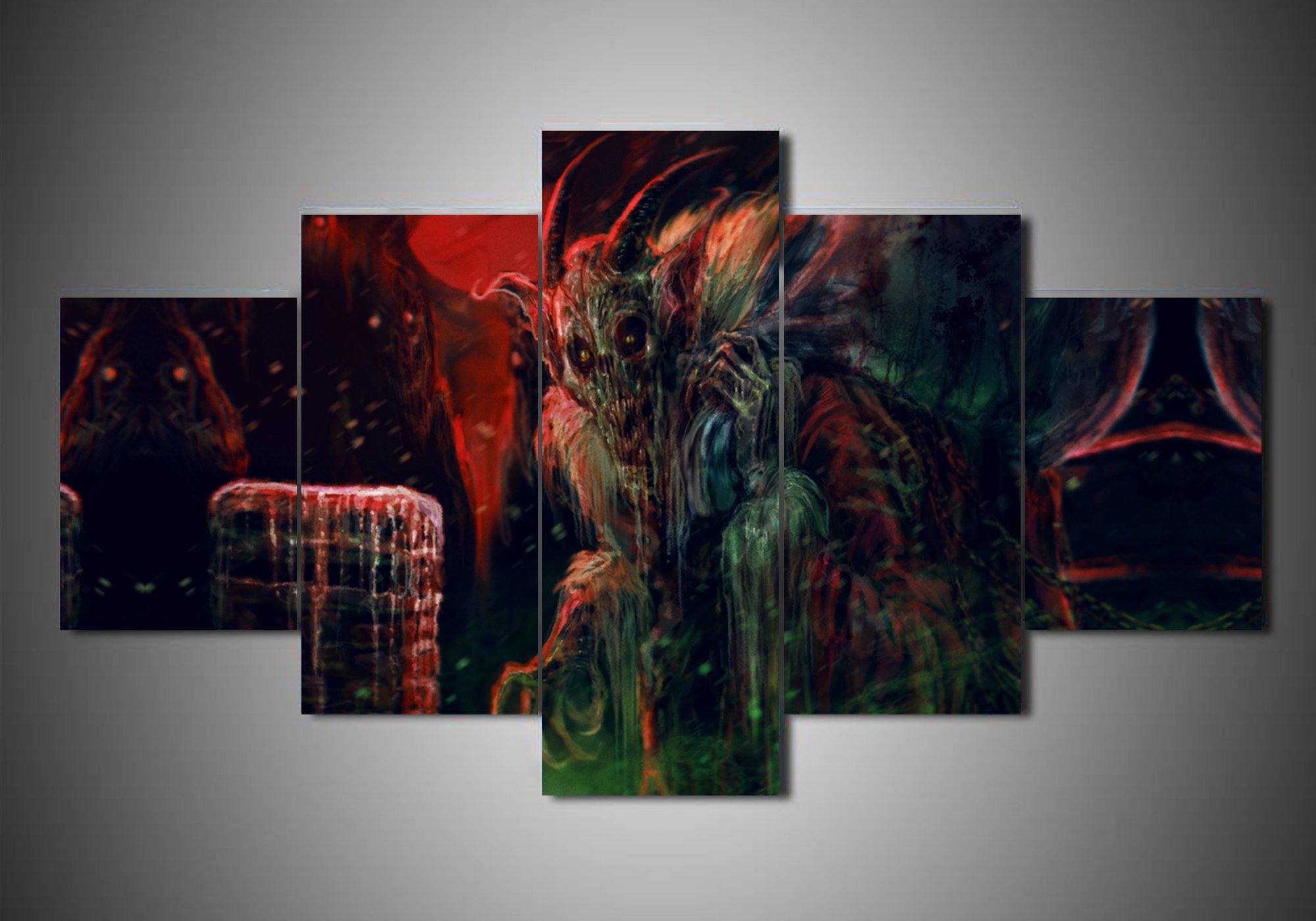 tableau krampus 2 movie 5 pices impression sur toile peinture art pour la dcoration intrieuree236g
