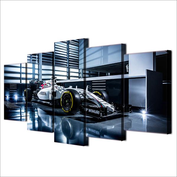 tableau modern race car indy f1 car automative 5 pices impression sur toile peinture art pour la dcoration intrieureehtwo