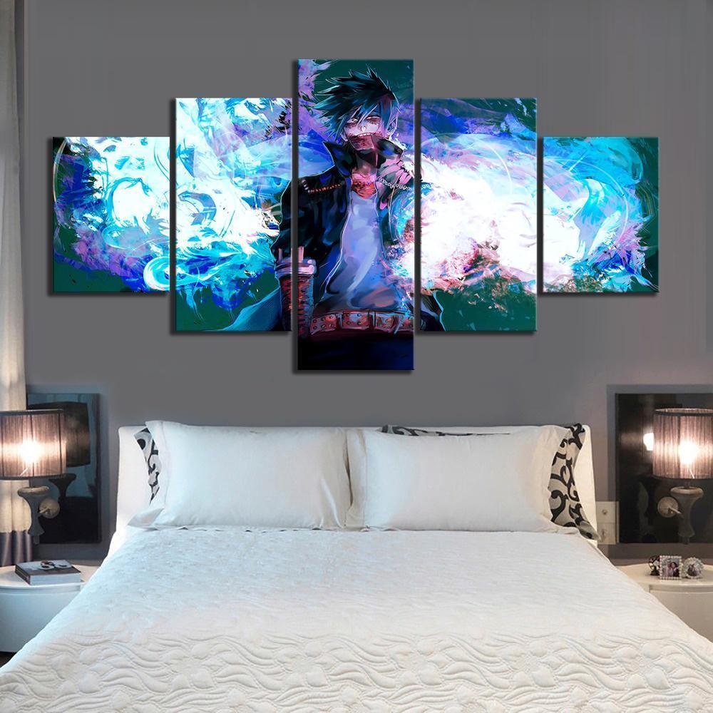tableau my hero academia dabi 2 anime 5 pices impression sur toile peinture art pour la dcoration intrieure35mwt