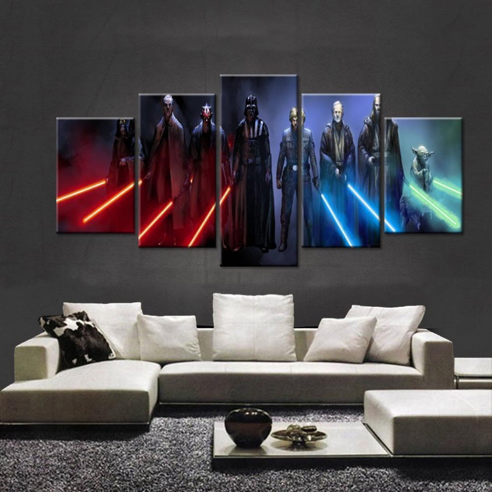 Tableau Star Wars ❤️ Soryboard film picture impression sur toile SW064
