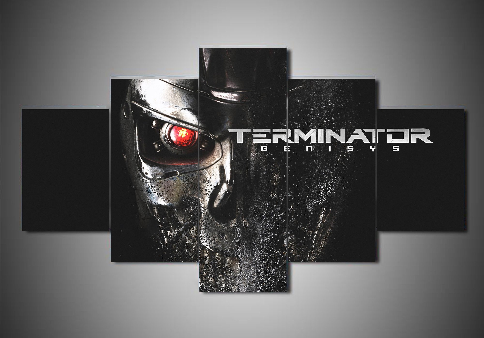 tableau terminator 4 movie 5 pices impression sur toile peinture art pour la dcoration intrieurezoodt