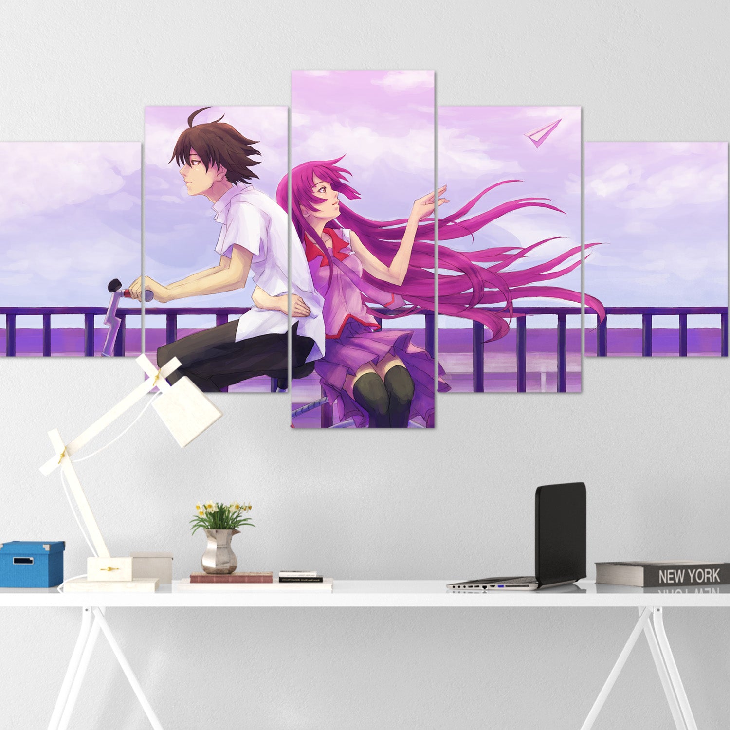 anime girl 5 pices peinture sur toile impression sur toile toile art pour la dcoration uj8qa