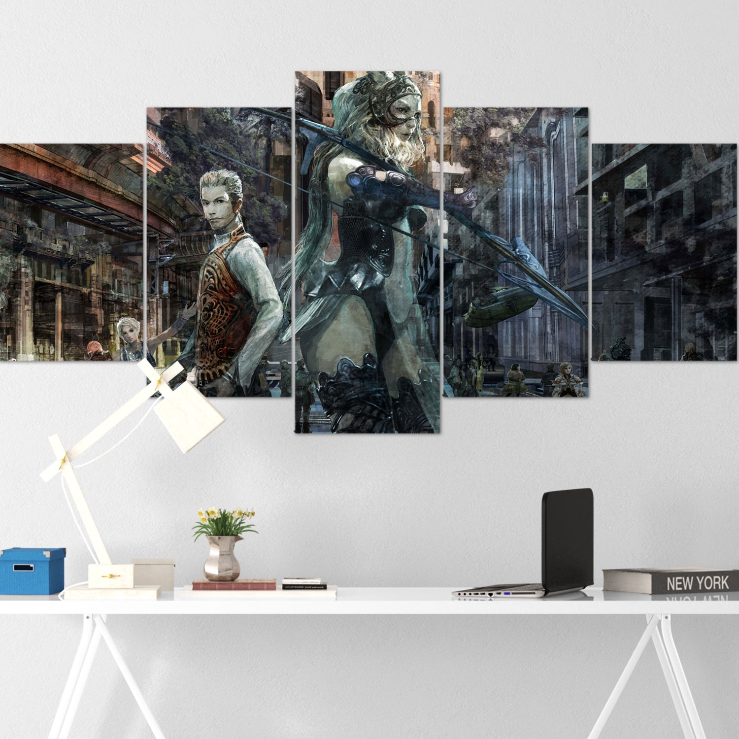 final fantasy 5 pices peinture sur toile impression sur toile toile art pour la dcoration l7awz