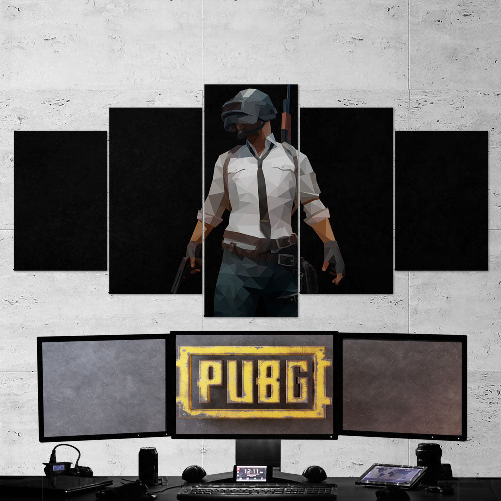 pubg playerunknowns battlegrounds minimalist abstract 5 pices peinture sur toile impression sur toile toile art pour la dcoration