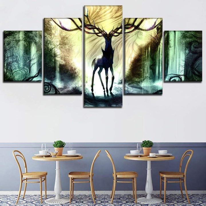 tableau 5 pices arceus 5 pices peinture sur toile impression sur toile toile art pour la dcorationtfgwi