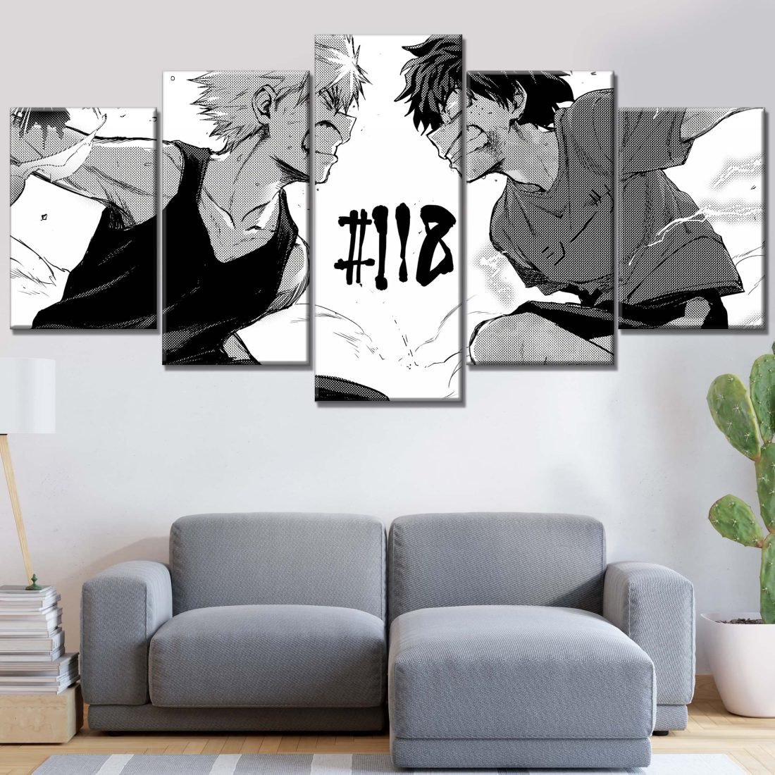 tableau my hero academia katsuki bakugou et izuku midoriyawblhl